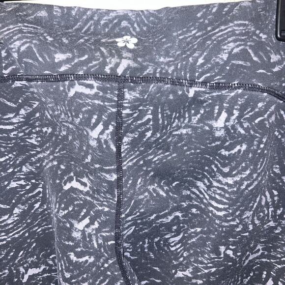 Tuff Athletics Women's Gray Print Grey Leggings Yoga Pants Size XL - Picture 4 of 10